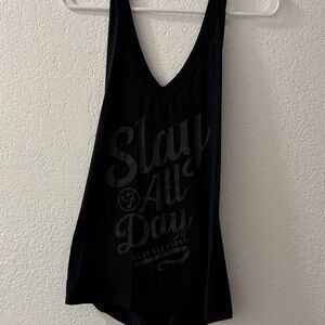 Zumba Fitness Black Graphic Tank Top